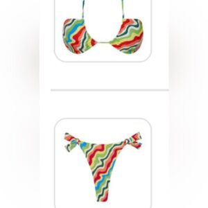Monday Swimwear Morocco Bottom in Island Aura pattern. BOTTOM ONLY